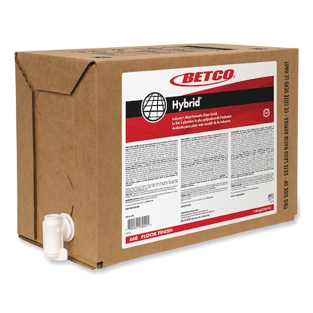 Betco Hybrid Floor Finish, 5 gal Bag-in-Box 660B500